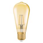Ledvance Vintage 1906 LED E27 Birne Gold 2.5W 220lm - 824 Extra Warmweiß | Ersatz für 22W