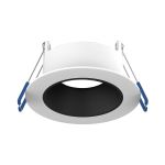 Noxion LED-Spot Ares Tief ring Weiß - mit Innenring Schwarz | Ausschnitt 68mm - incl. GU10 Fitting