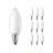Mehrfachpackung 10x Philips Corepro LED Kerze E14 Matt 2.2W 250lm - 827 Extra Warmweiß | Ersatz für 25W