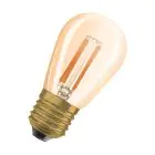Osram Vintage 1906 LED E27 Edison Fadenlampe Gold 4.8W 360lm - 822 Extra Warmweiß | Dimmbar - Ersatz Für 40W