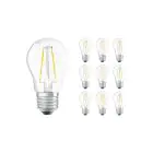 Mehrfachpackung 10x Osram Parathom Retrofit Classic LED E27 Kugel Fadenlampe Klar 1.5W 136lm - 827 Extra Warmweiß | Ersatz Für 15W