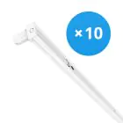 Mehrfachpackung 10x Noxion Deckenleuchte Click LED T8 | Geeignet Für  120cm LED Röhre 