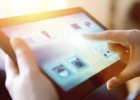 Steuerung der Smart Home Beleuchtung per Tablet